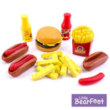 Play Food Set for Kids - Pretend 150 + Piece Assortment for Toddlers and Children’s Kitchen - Toy Plastic Fruits, Vegetables, Desserts and Snacks - For Early Development & Education